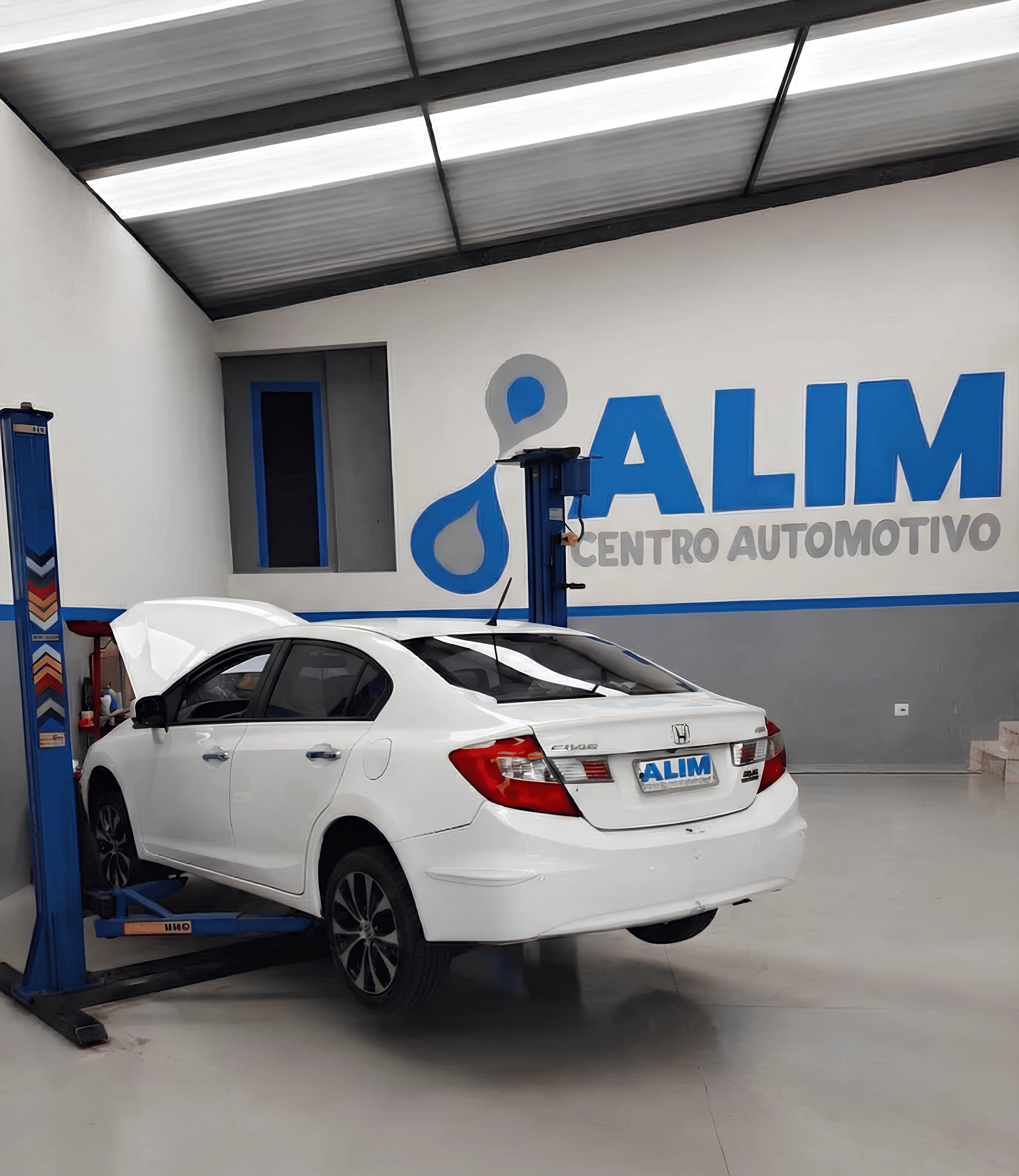 Fachada da Alim Centro Automotivo - Oficina mecânica perto de mim em Betim MG - Mecânico automotivo especializado com 15 anos de experiência