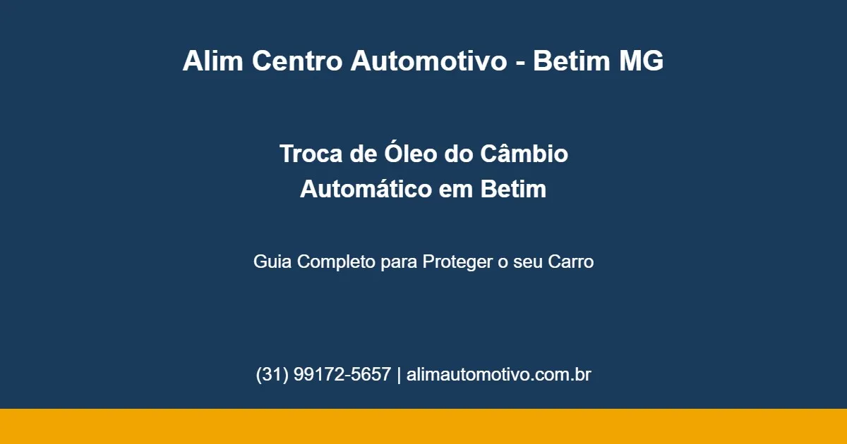 Mecânico realizando troca de óleo do câmbio automático em Betim - Alim Centro Automotivo